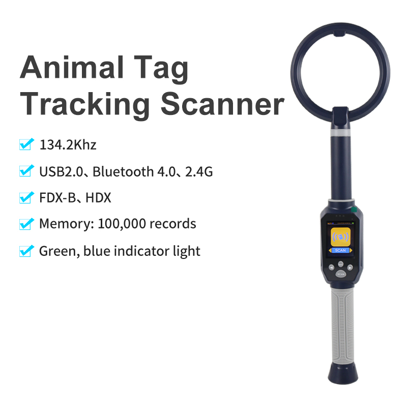 Livestock Ear Tag - เครื่องอ่าน RFID แบบแท่งยาว 134.2khz HDX FDX-B