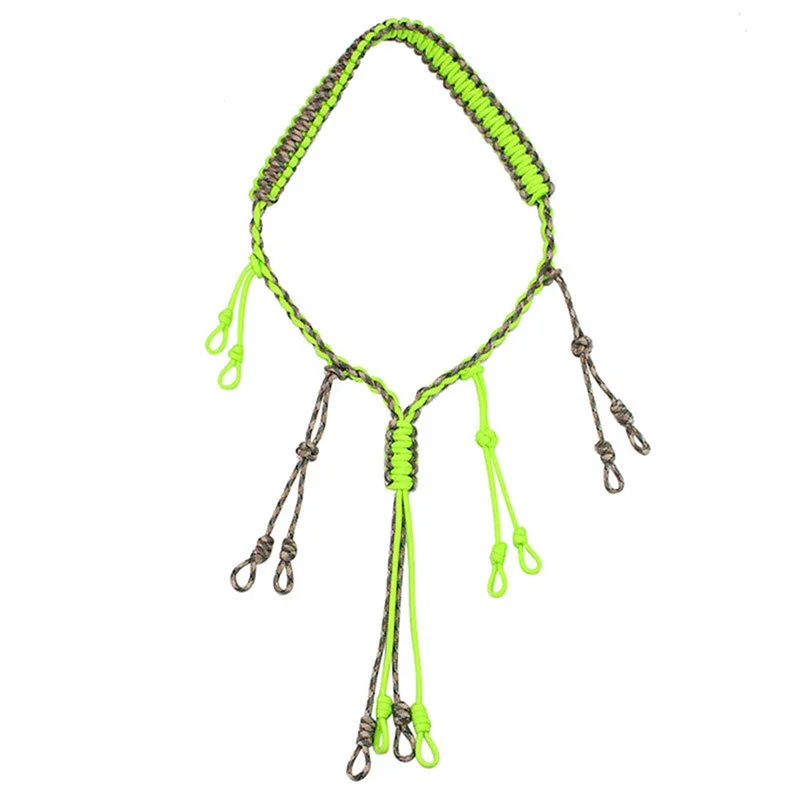 Rabbit Cage Wire - แบบพกพาการล่าสัตว์ Decoy เชือกเป็ด Call Lanyard สายไฟ