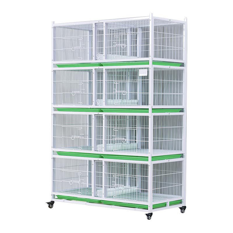 Rabbit Cage Wire - กรงเพาะพันธุ์นกพิราบแข่งแบบหนาพิเศษ หลายชั้น โครงเหล็กชุบอโนไดซ์ เป็นมิตรกับสิ่งแวดล้อม ทนทาน สำหรับใช้งานกลางแจ้ง