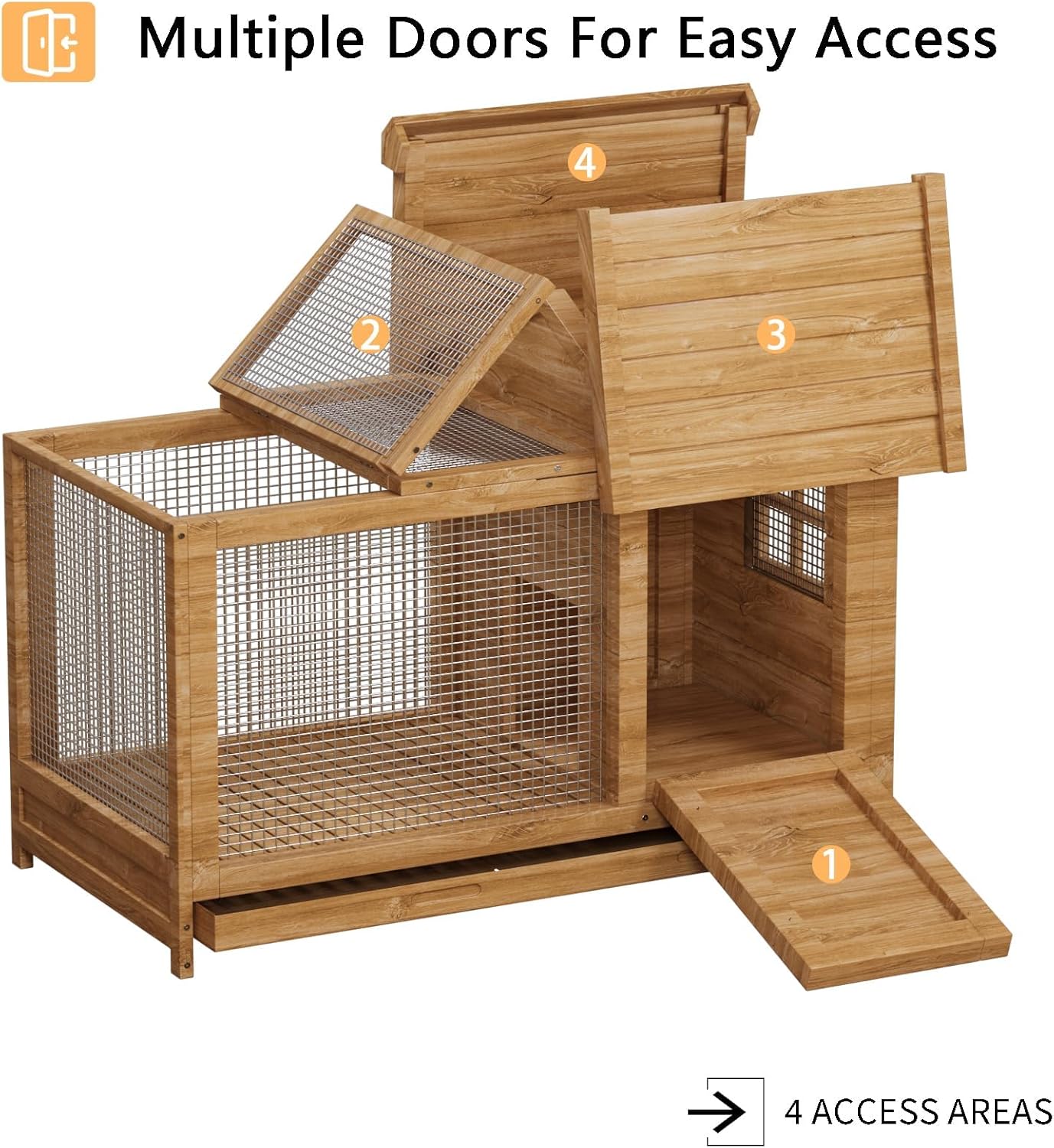 กรงกระต่ายไม้สำหรับใช้ในร่มและ - Rabbit Cage Wire บทวิจารณ์และราคา