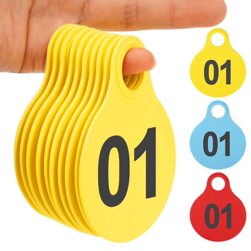 ป้ายห้อยหูวัว TPU 001-100 / ป้ - Livestock Ear Tag บทวิจารณ์และราคา