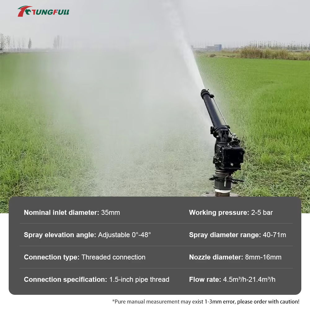 0-48 °   หัวฉีดน้ำแบบหมุนอัตโน - Farming Agriculture บทวิจารณ์และราคา