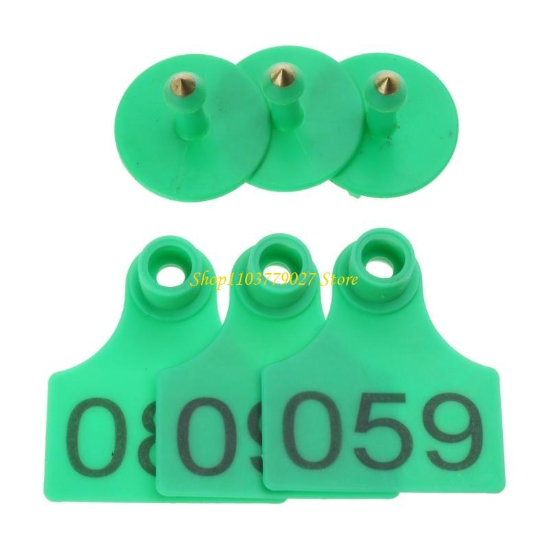 C4DF 001-100 หมายเลขพลาสติกแท็ - Livestock Ear Tag บทวิจารณ์และราคา