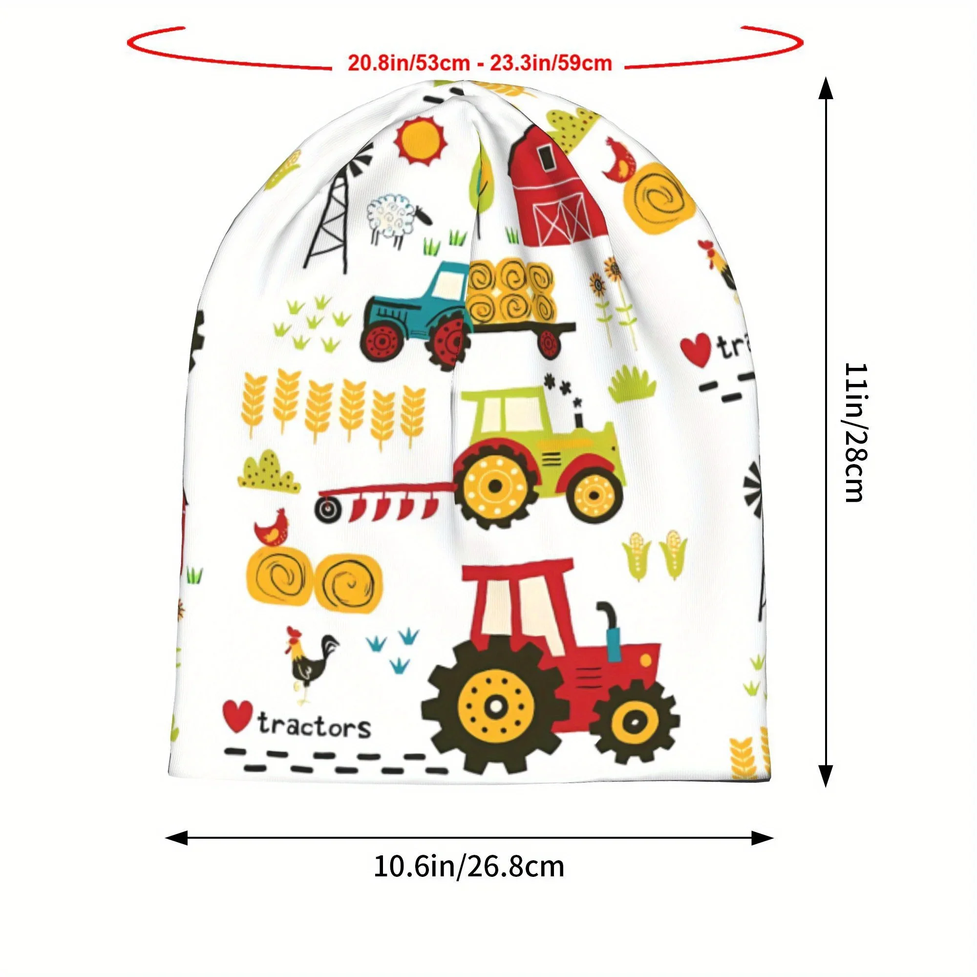 หมวกบีนนี่ผู้ชายลายรถแทรกเตอร์ - Agriculture Farming Hats บทวิจารณ์และราคา