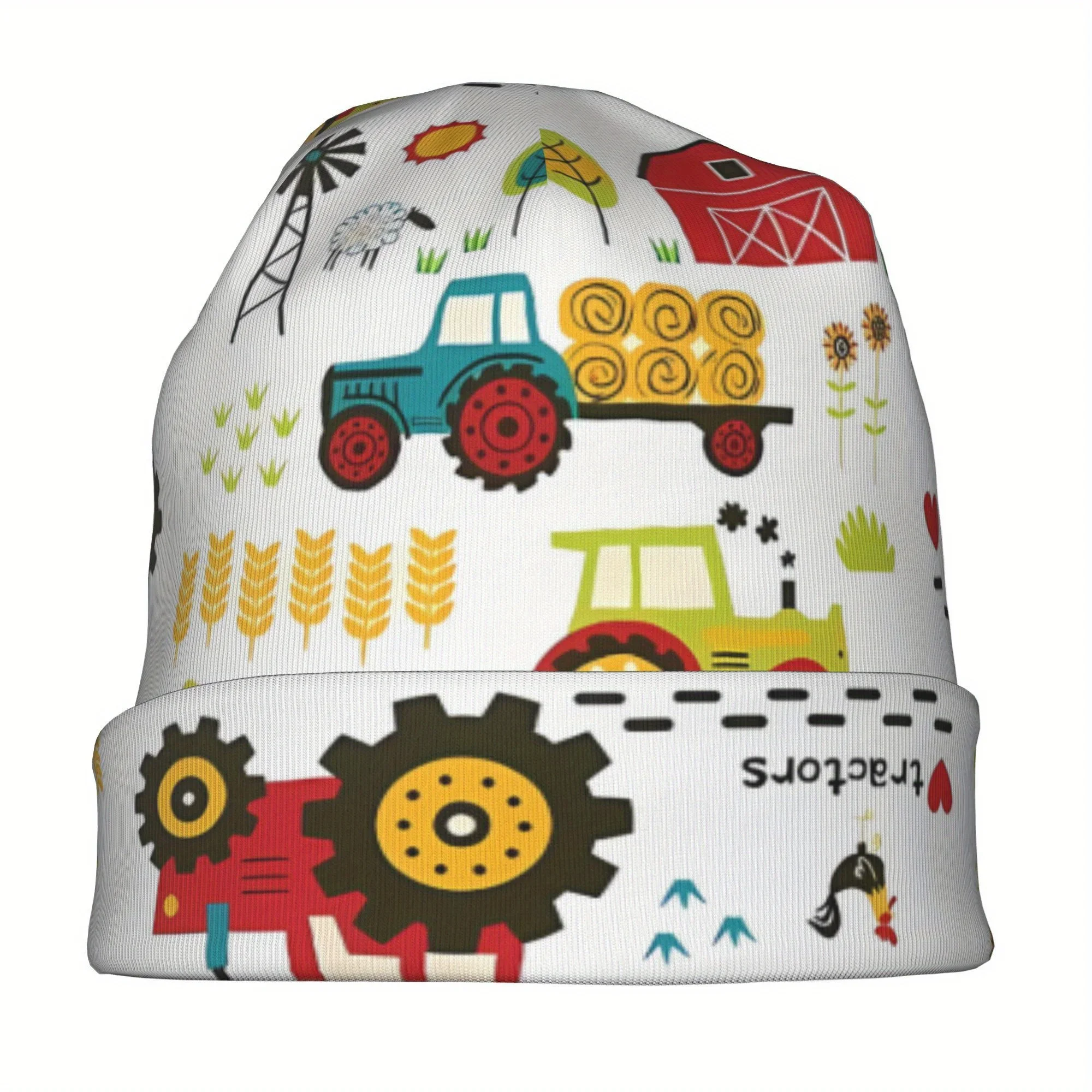 หมวกบีนนี่ผู้ชายลายรถแทรกเตอร์ - Agriculture Farming Hats บทวิจารณ์และราคา